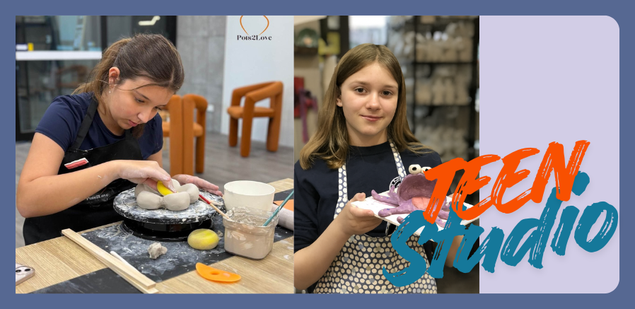 Teen Studio - 8 week hand building course - Thursday 4 February - Thursday 26 March 2026 - 3.45pm-5.30pm