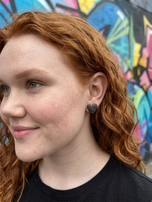 Heart Floret - Stud Earrings