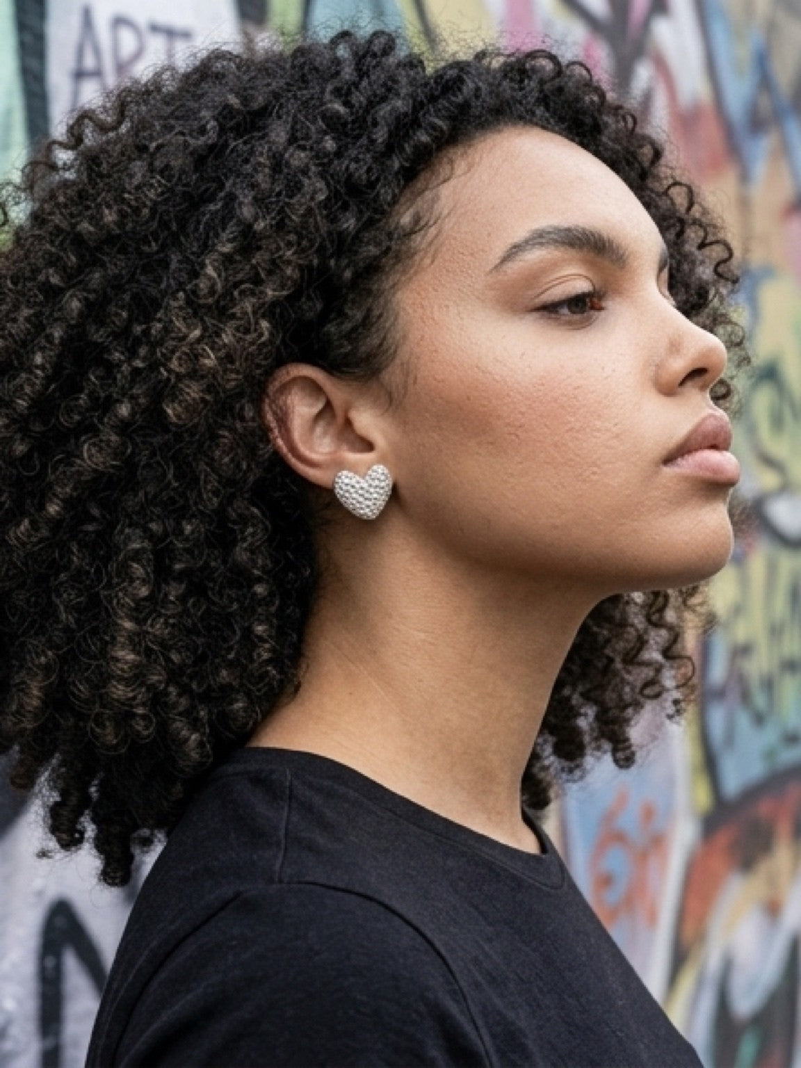 Heart Floret - Stud Earrings