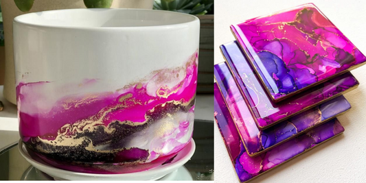 Alcohol Ink Workshop - Moffat Beach Brewery - Sunday 8 February - 11am-1pm