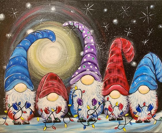 Eatons Hill Hotel - Christmas Paint n Sip - 10 December - 2pm-4pm