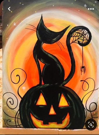 Eatons Hill Hotel - Halloween Paint n Sip - 30 October 6.30pm-8.30pm
